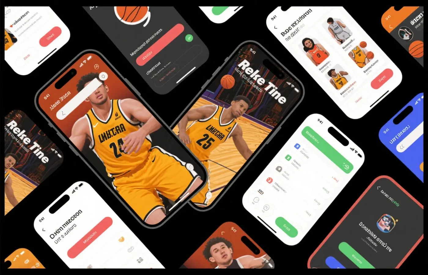 篮球在线APP 界面拼图