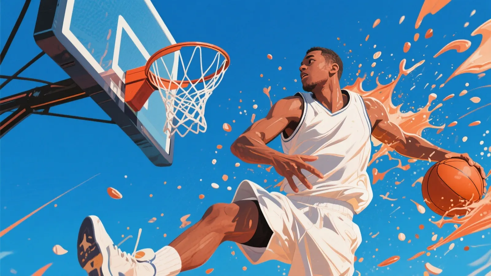 篮球高清直播背景图